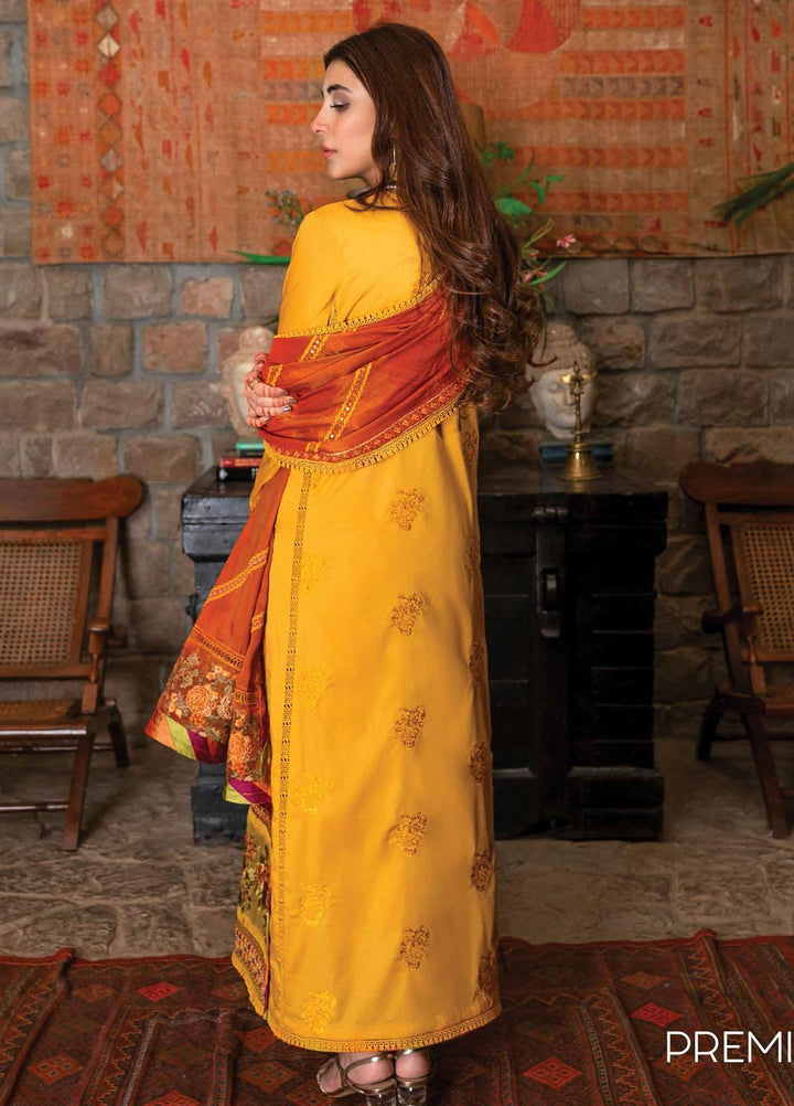 Rang Rasiya Embroidered Lawn Suits Unstitched 3 Piece RR21PE D-09 MIDSUMMER BLOOM - Festive Collection