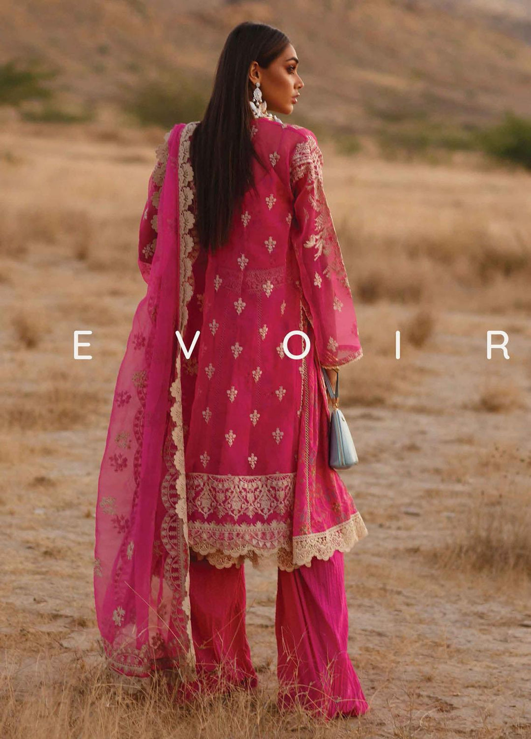 The Soul Saga By Rang Rasiya Embroidered Organza Suits Unstitched 3 Piece RR21SS 01 Nevoir - Premium Collection