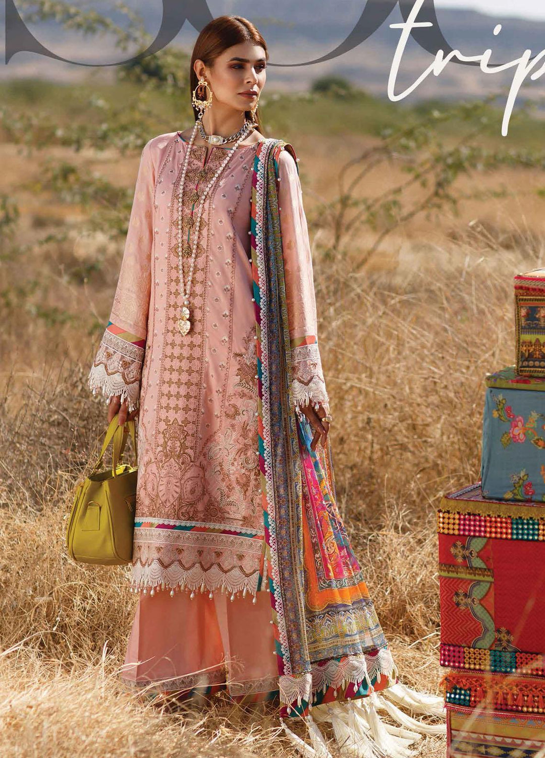 The Soul Saga By Rang Rasiya Embroidered Lawn Suits Unstitched 3 Piece RR21SS 09 Xenya - Premium Collection