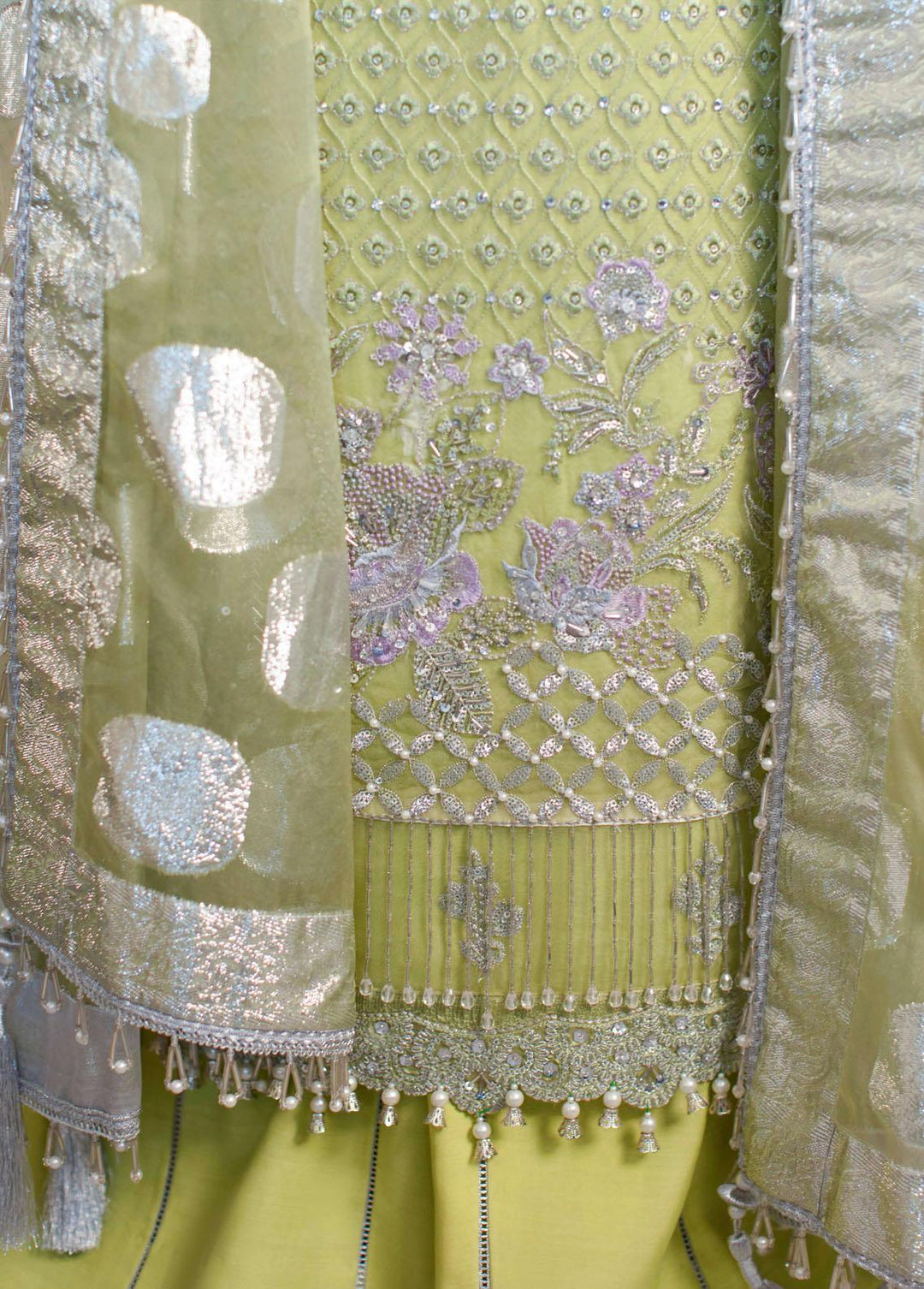 Ritzier By Rang Rasiya Embroidered Organza Suits Unstitched 3 Piece RRRZ22D5 Dilnur - Wedding Collection