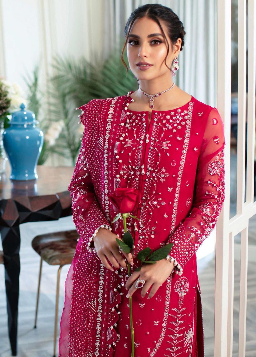 Ritzier By Rang Rasiya Embroidered Organza Suits Unstitched 3 Piece RR22WD Heer - Wedding Collection