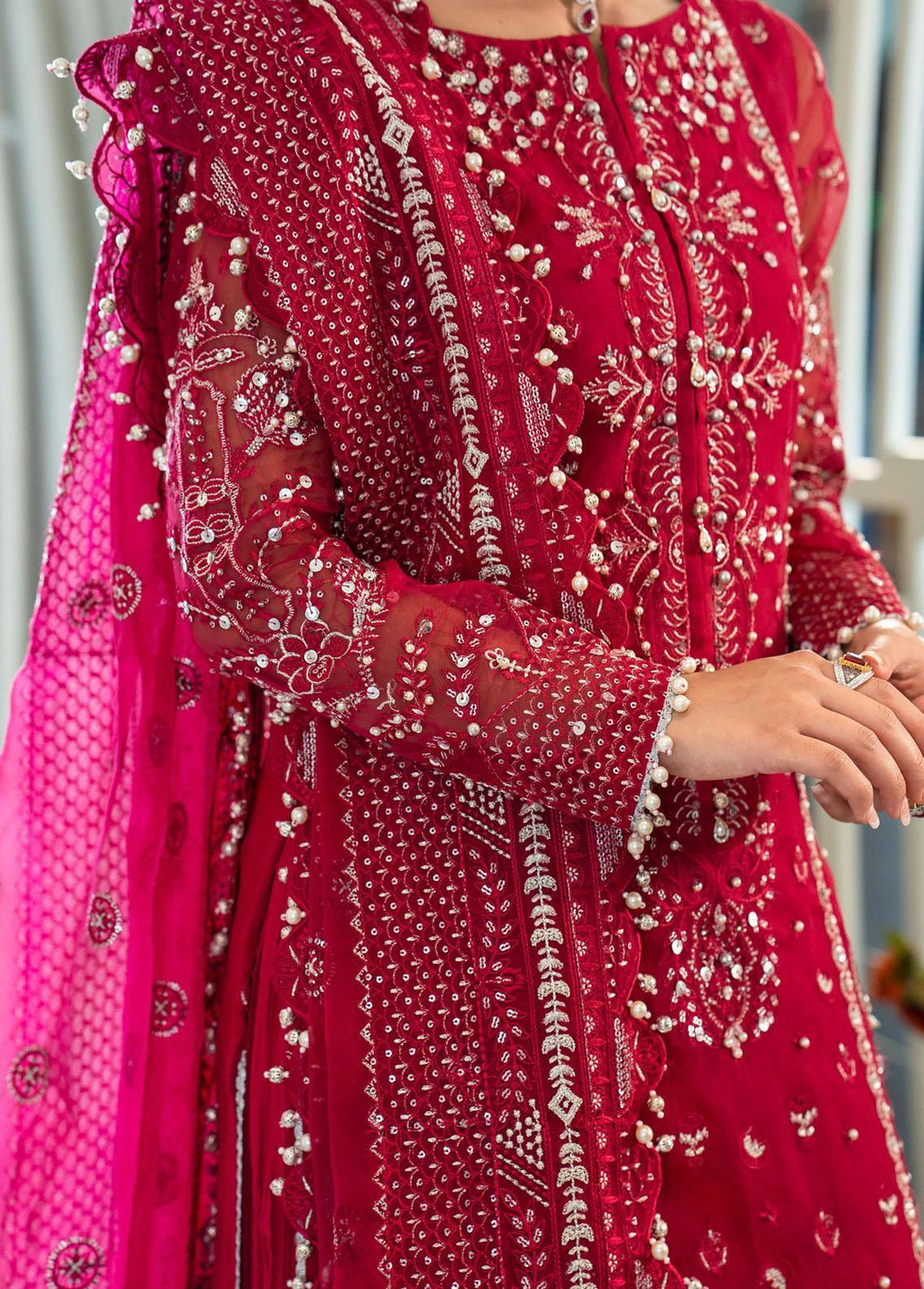 Ritzier By Rang Rasiya Embroidered Organza Suits Unstitched 3 Piece RR22WD Heer - Wedding Collection