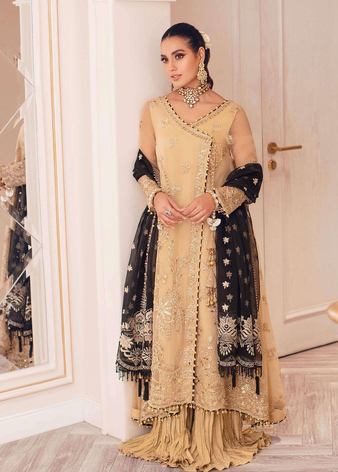 Ritzier By Rang Rasiya Embroidered Organza Suits Unstitched 3 Piece RRRZ22D10 Nisha - Wedding Collection