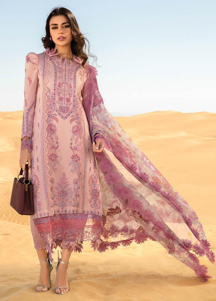 Rang Rasiya Embroidered Lawn Suits Unstitched 3 Piece RR23SP 02 Camila - Premium Collection