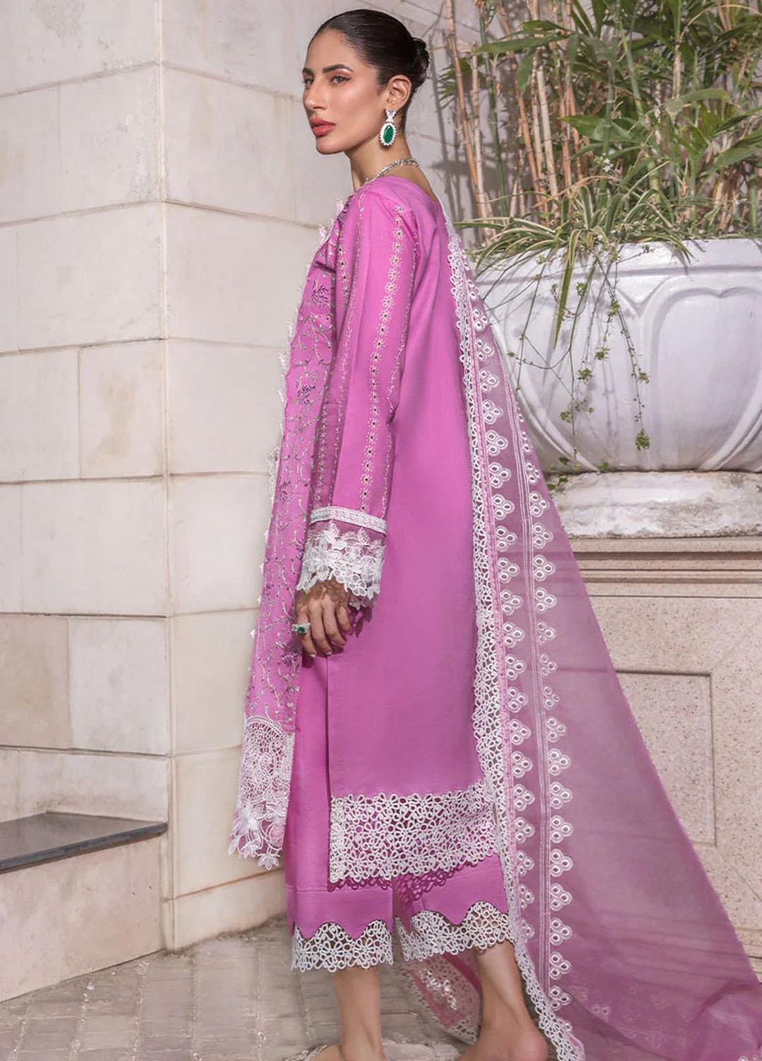 Rang Rasiya Embroidered Lawn Suits Unstitched 3 Piece RR23C Liana - Festive Collection