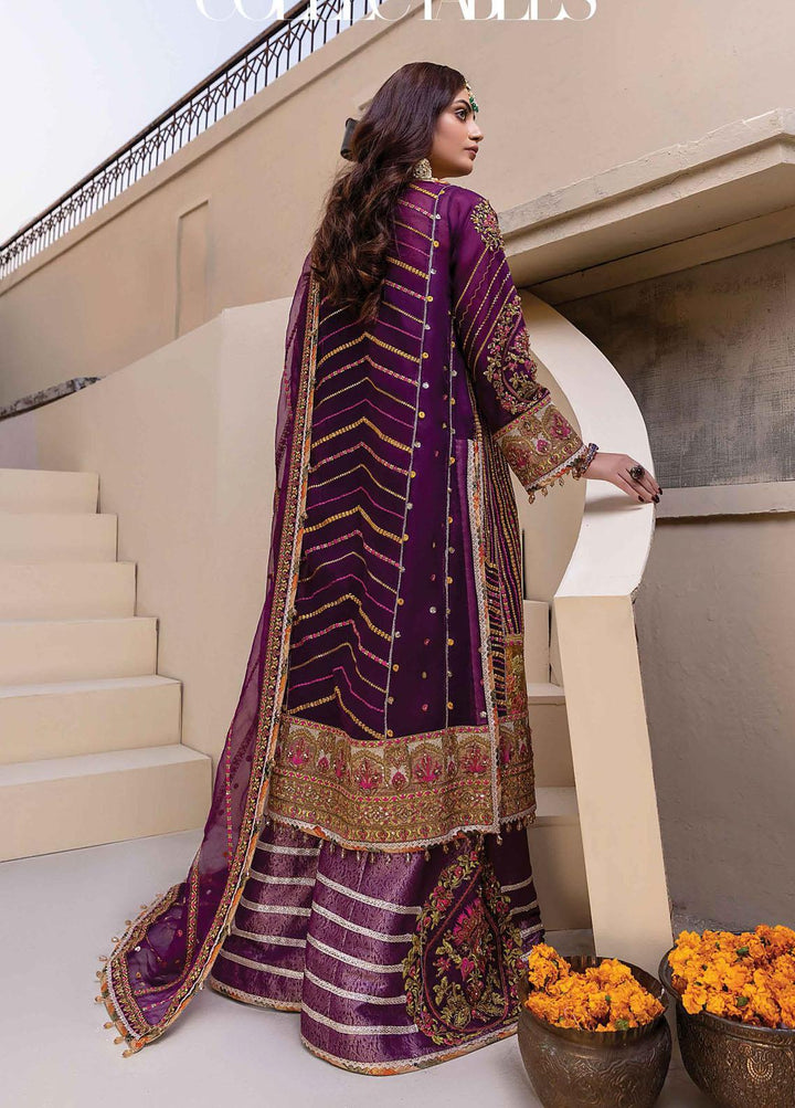 Heritage Collectables By Rang Rasiya Embroidered Organza Suits Unstitched 3 Piece RR-FH-21-D2 Navraat - Wedding Collection