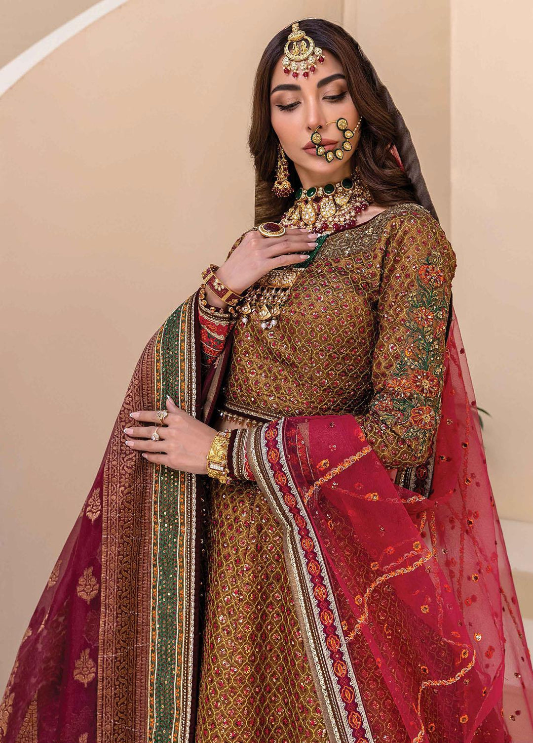 Heritage Collectables By Rang Rasiya Embroidered Organza Suits Unstitched 3 Piece RR21WD 8 Senghal - Wedding Collection