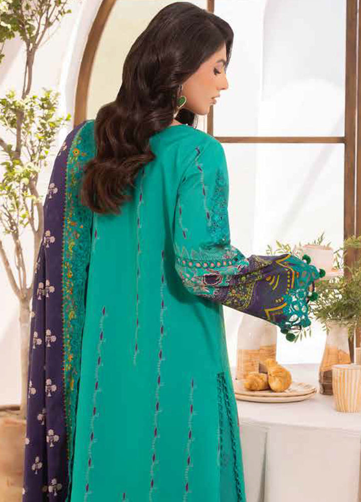 Range by Charizma Embroidered Lawn Suits Unstitched 3 Piece CRZ25RL CRN5-10 - Summer Collection