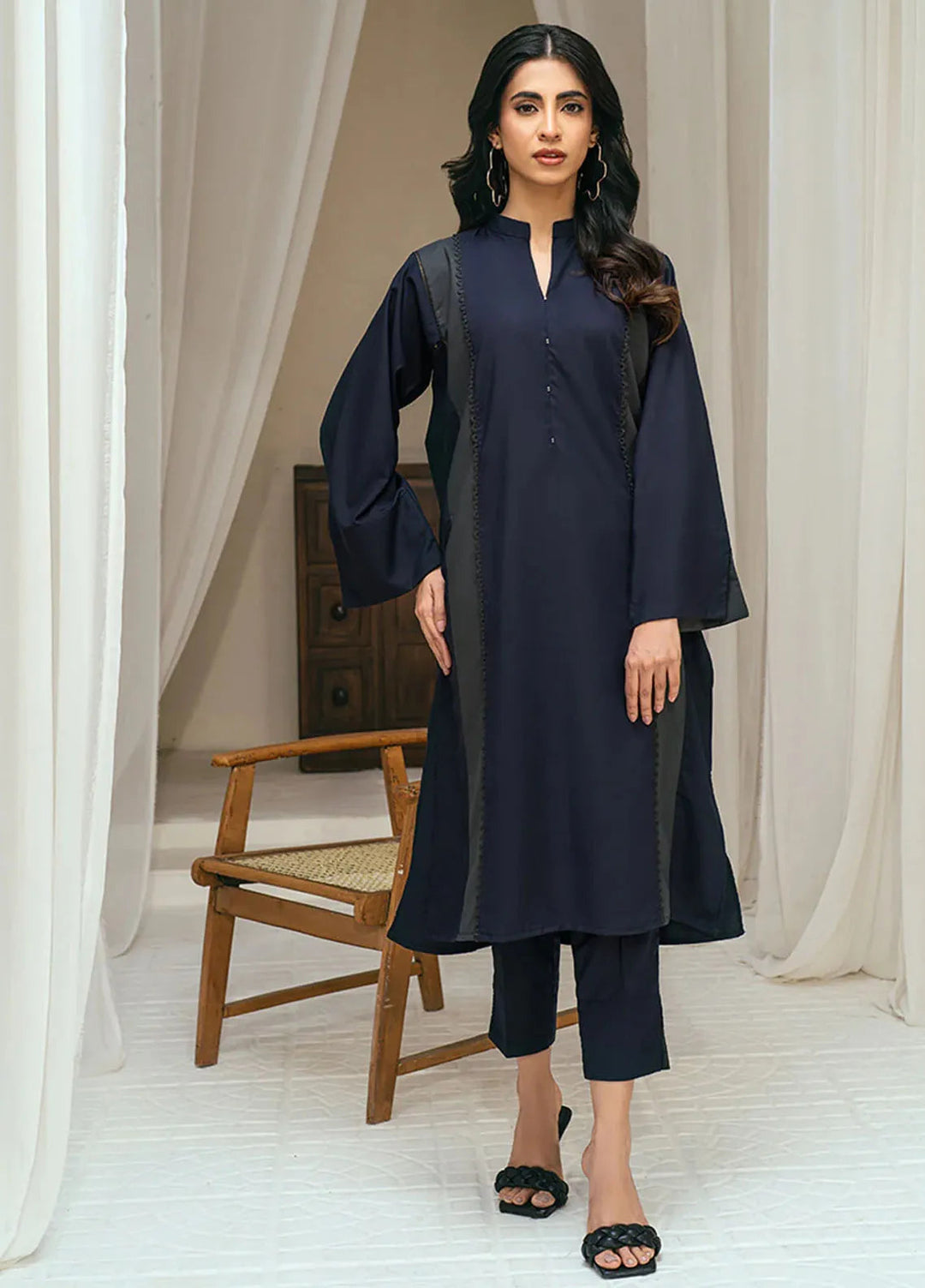 Rangeen Pret Casual Wash n Wear 2 Piece Suit Admiral Co-Ord