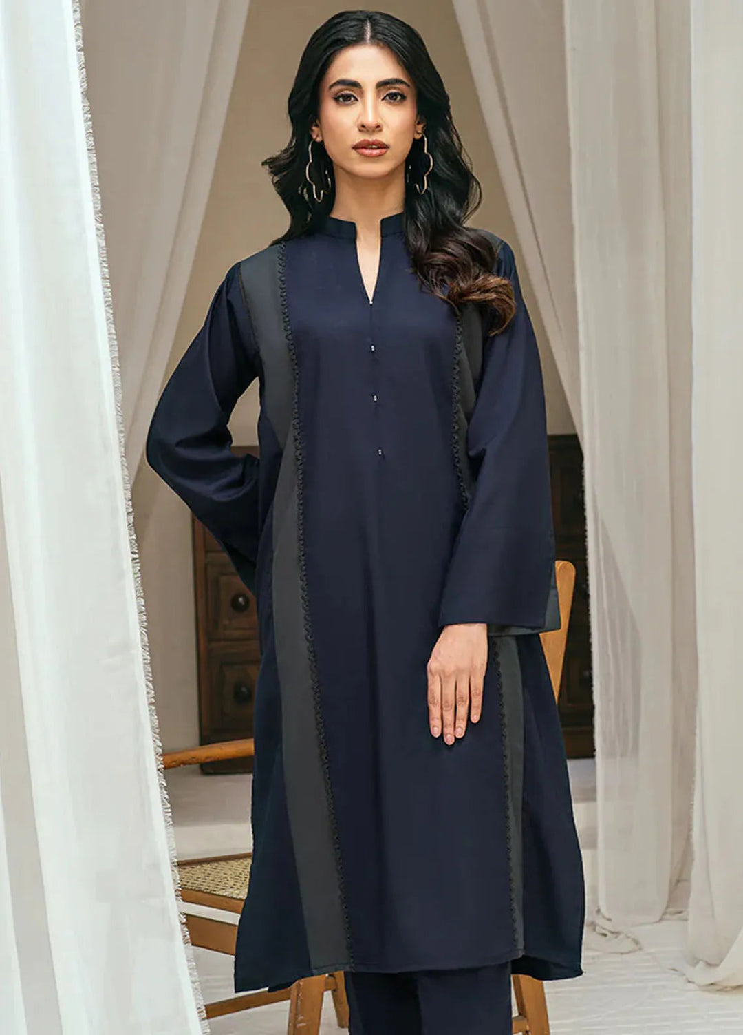 Rangeen Pret Casual Wash n Wear 2 Piece Suit Admiral Co-Ord