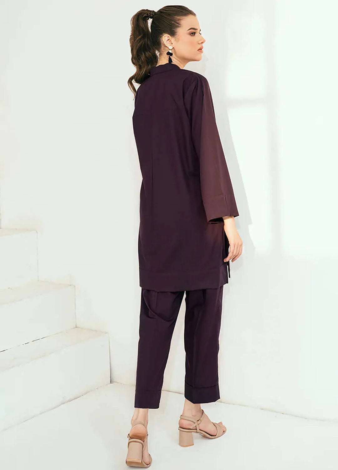 Rangeen Pret Casual Wash n Wear 2 Piece Suit Indigo Co-Ord