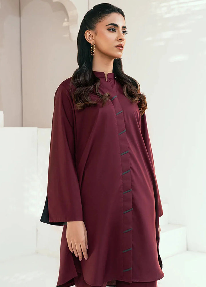 Rangeen Pret Casual Wash n Wear 2 Piece Suit Raspberry Co-Ord