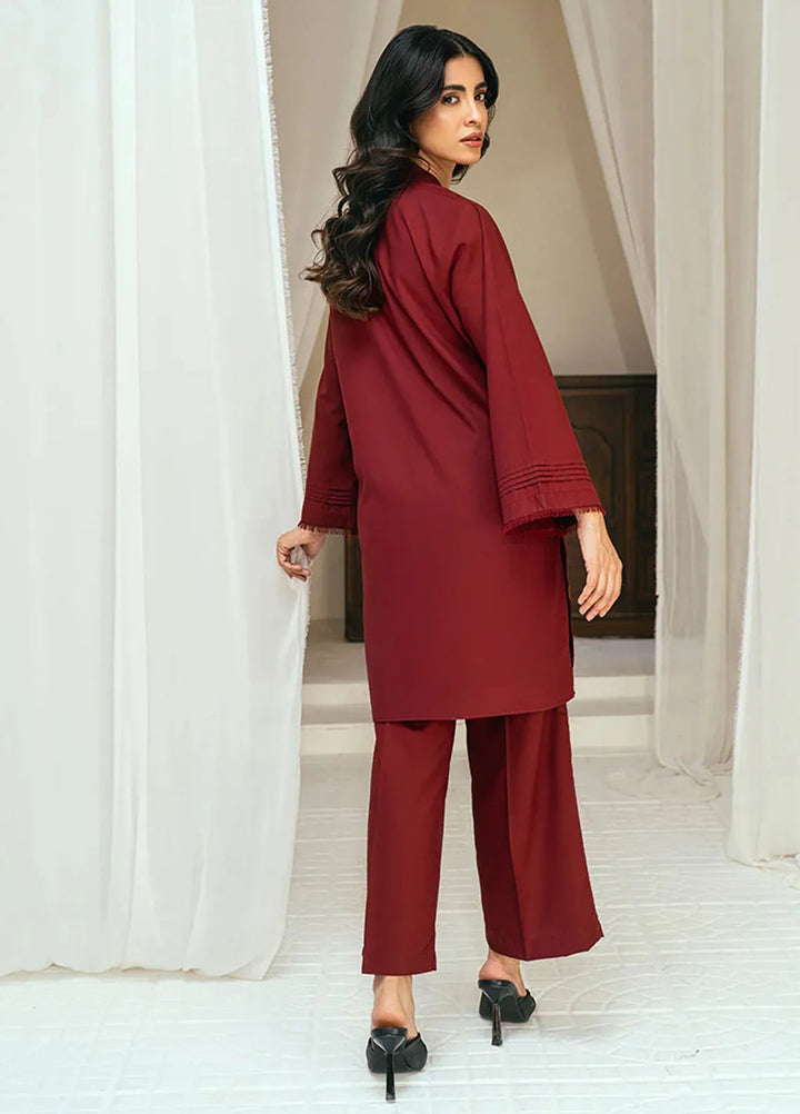 Rangeen Pret Casual Wash n Wear 2 Piece Suit Scarlet Co-Ord