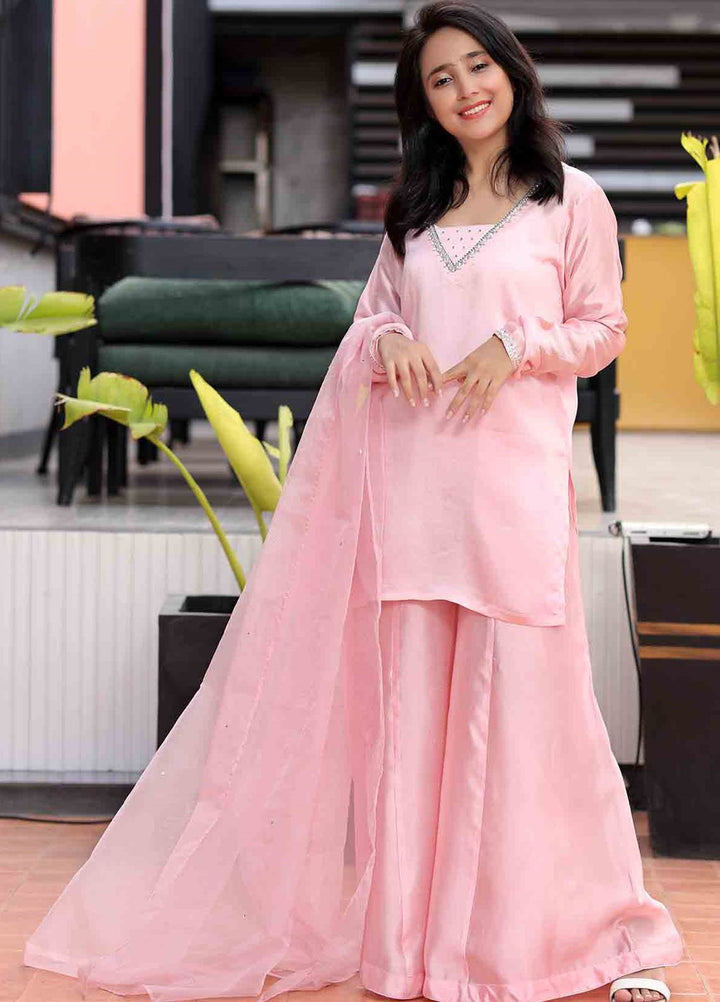 Rangeen Pret Dyed Raw Silk 3 Piece Anna