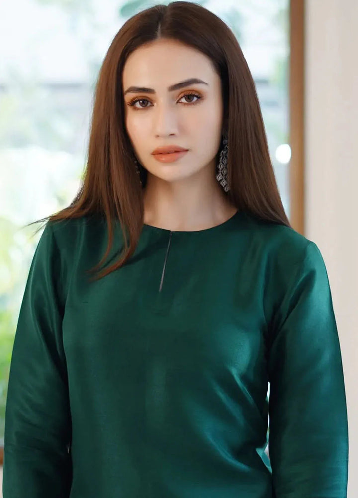 Rangeen Pret Dyed Sheesha Silk 3 Piece Haya