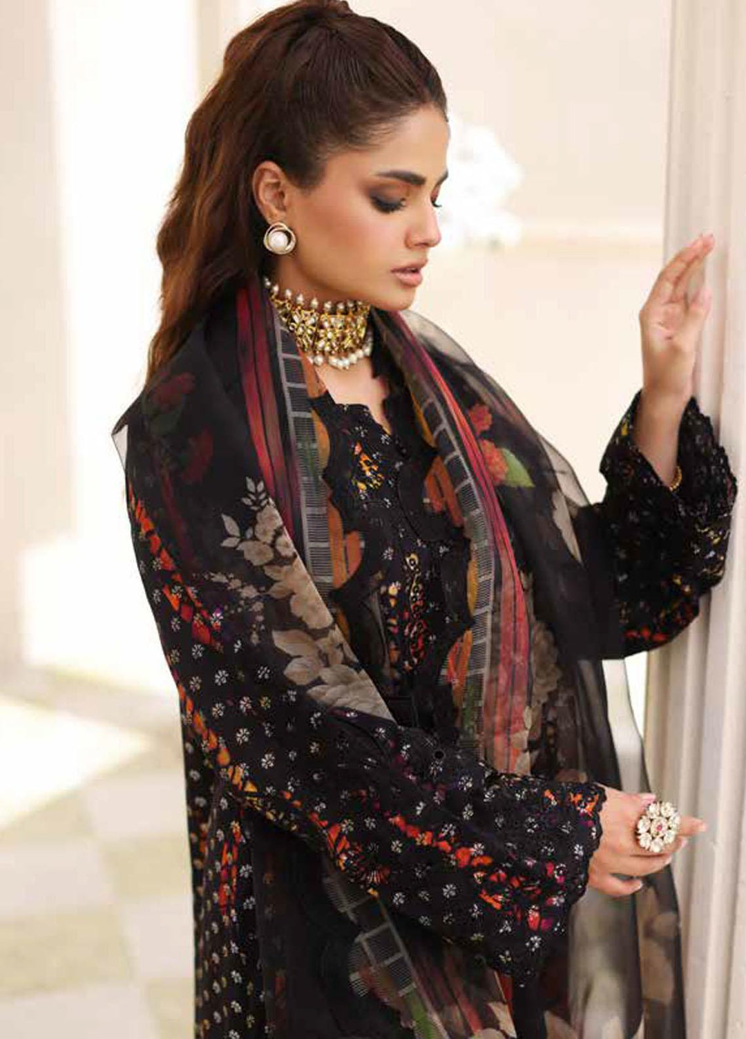 Rangoli By Charizma Embroidered Jacquard Suits Unstitched 3 Piece CRZ23RG CRW-01 - Winter Collection