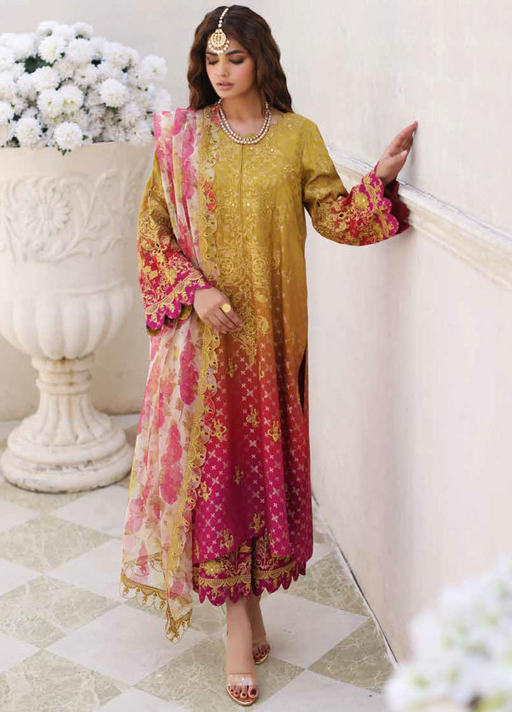 Rangoli By Charizma Embroidered Jacquard Suits Unstitched 3 Piece CRZ23RG CRW-02 - Winter Collection