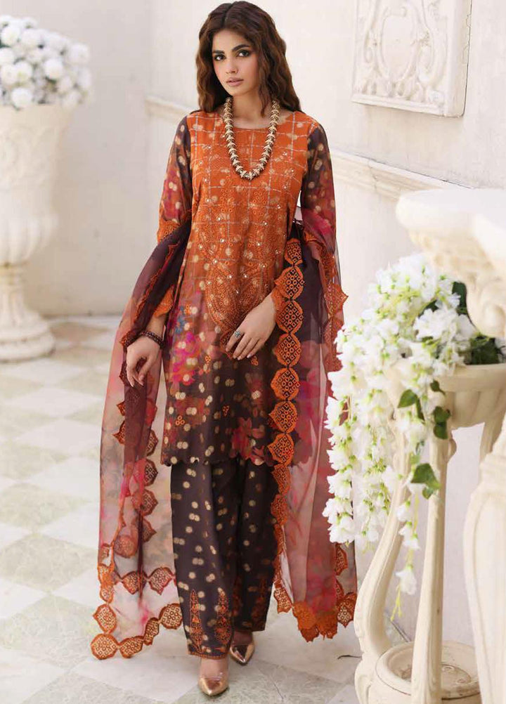 Rangoli By Charizma Embroidered Jacquard Suits Unstitched 3 Piece CRZ23RG CRW-04 - Winter Collection