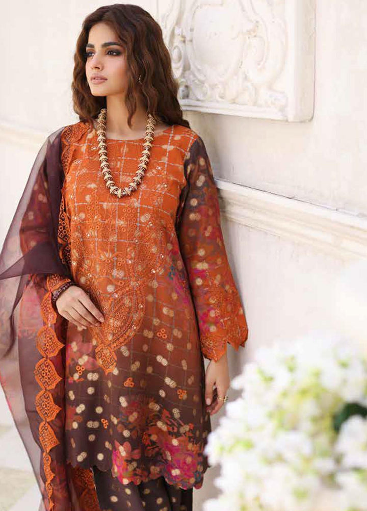 Rangoli By Charizma Embroidered Jacquard Suits Unstitched 3 Piece CRZ23RG CRW-04 - Winter Collection
