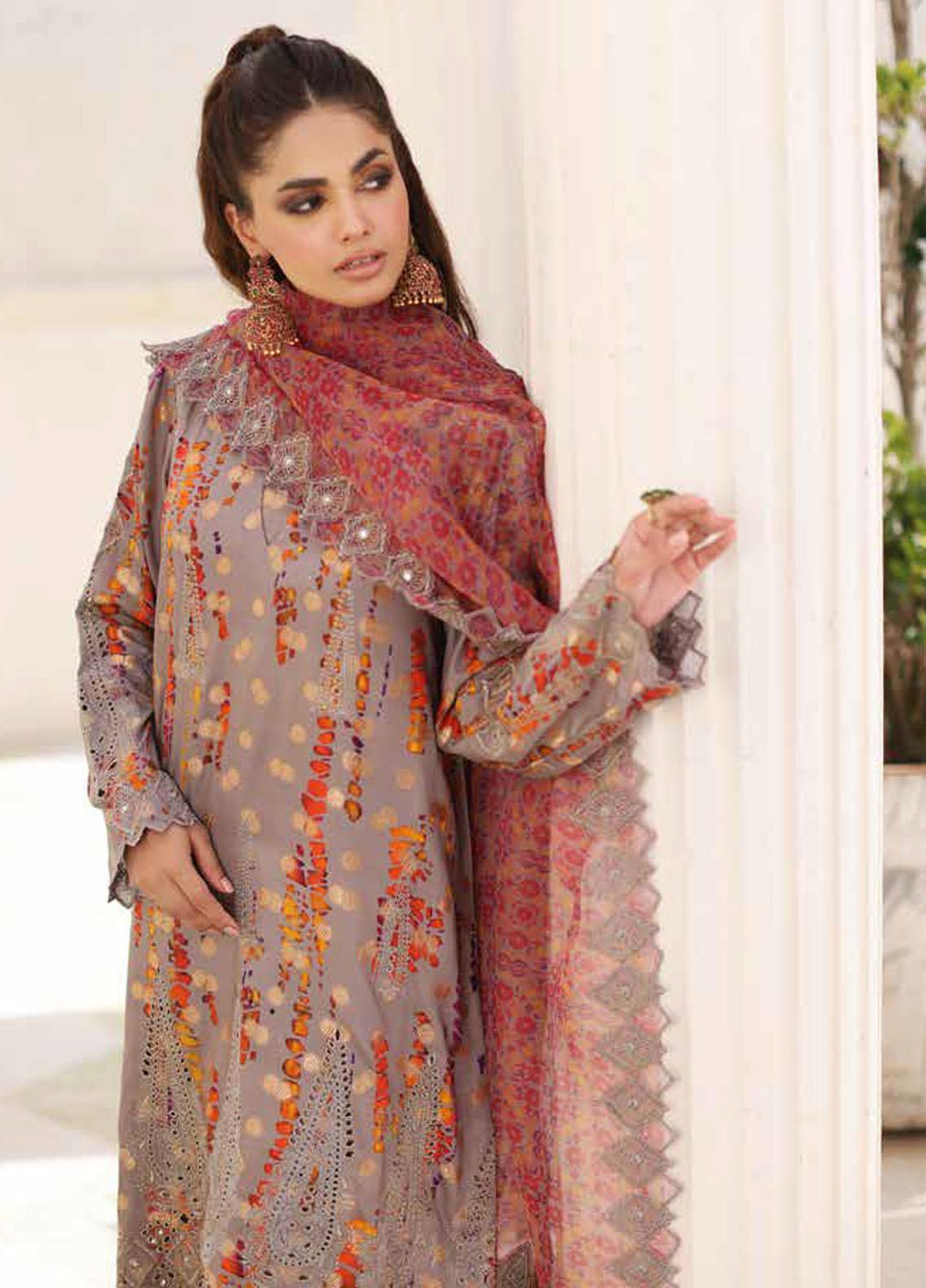 Rangoli By Charizma Embroidered Jacquard Suits Unstitched 3 Piece CRZ23RG CRW-06 - Winter Collection