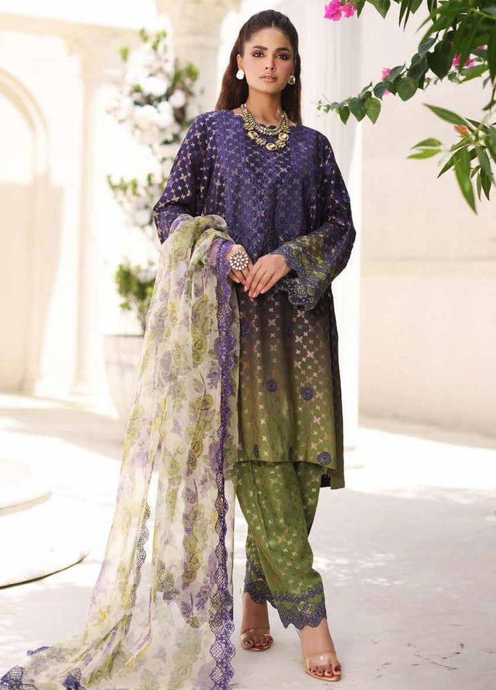 Rangoli By Charizma Embroidered Jacquard Suits Unstitched 3 Piece CRZ23RG CRW-07 - Winter Collection