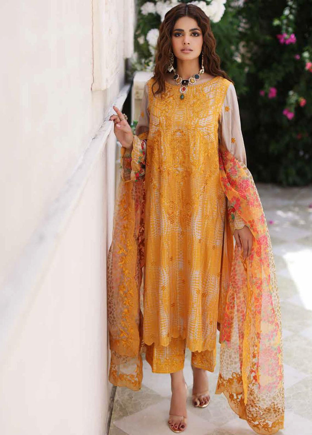 Rangoli By Charizma Embroidered Jacquard Suits Unstitched 3 Piece CRZ23RG CRW-08 - Winter Collection