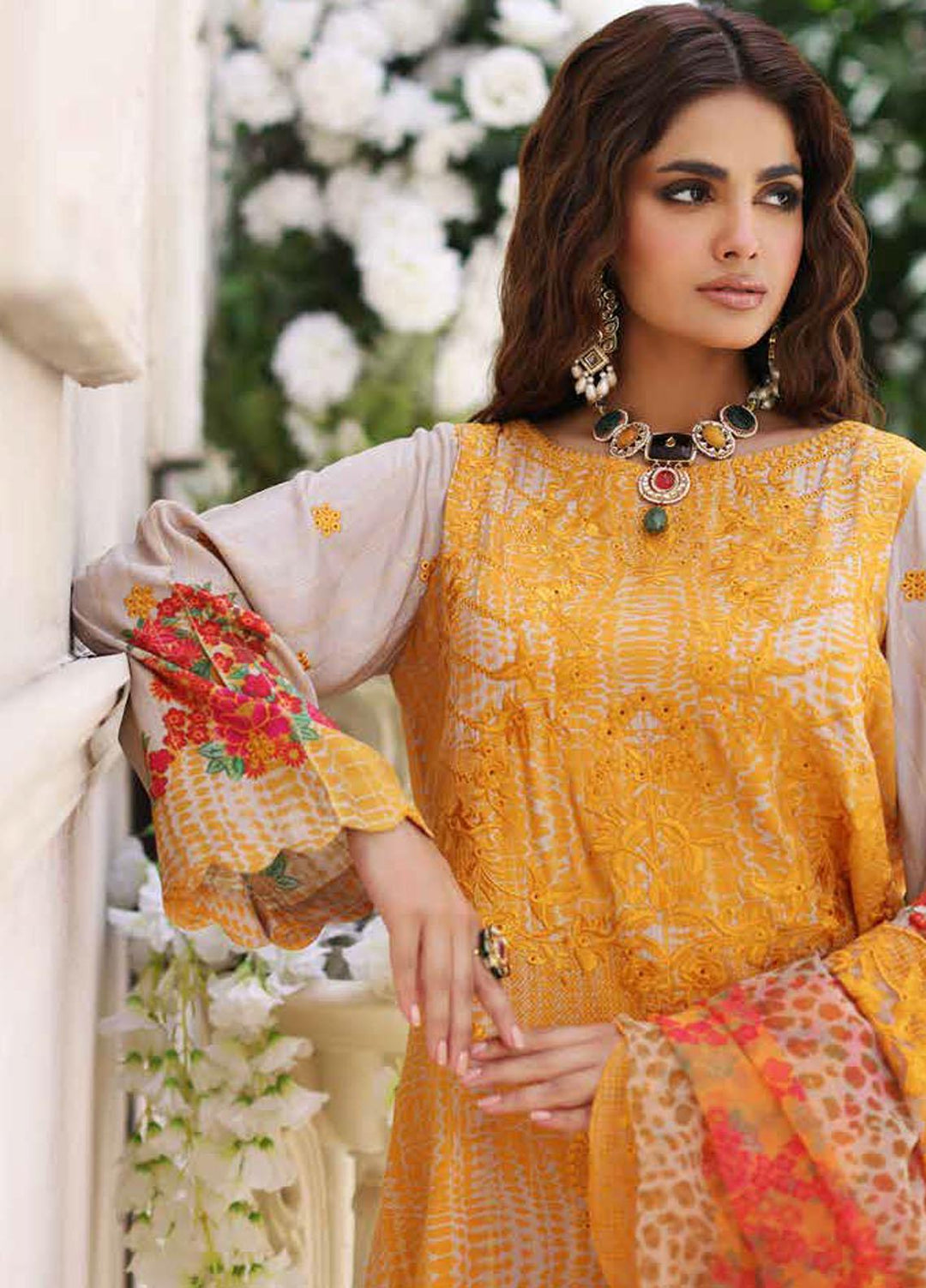 Rangoli By Charizma Embroidered Jacquard Suits Unstitched 3 Piece CRZ23RG CRW-08 - Winter Collection