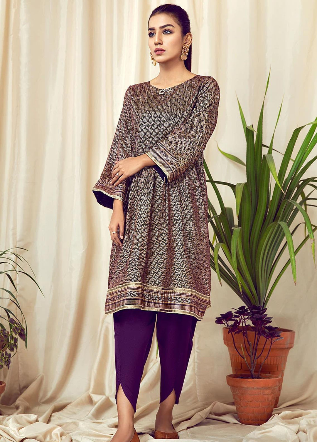 Rangoli by Ittehad Textiles Printed Lawn  Unstitched Kurties LF-RGL-21423C - Summer Collection