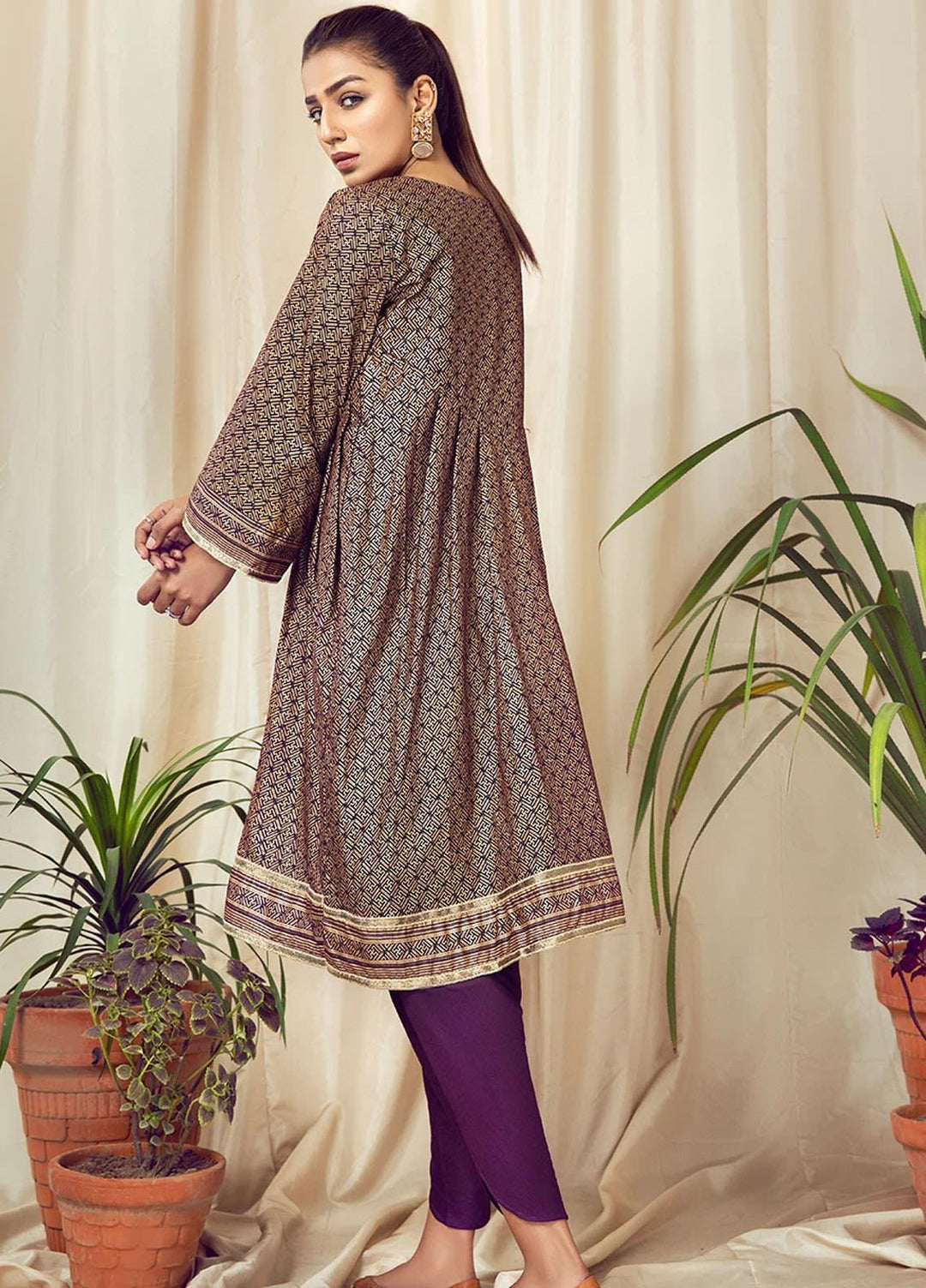 Rangoli by Ittehad Textiles Printed Lawn  Unstitched Kurties LF-RGL-21423C - Summer Collection