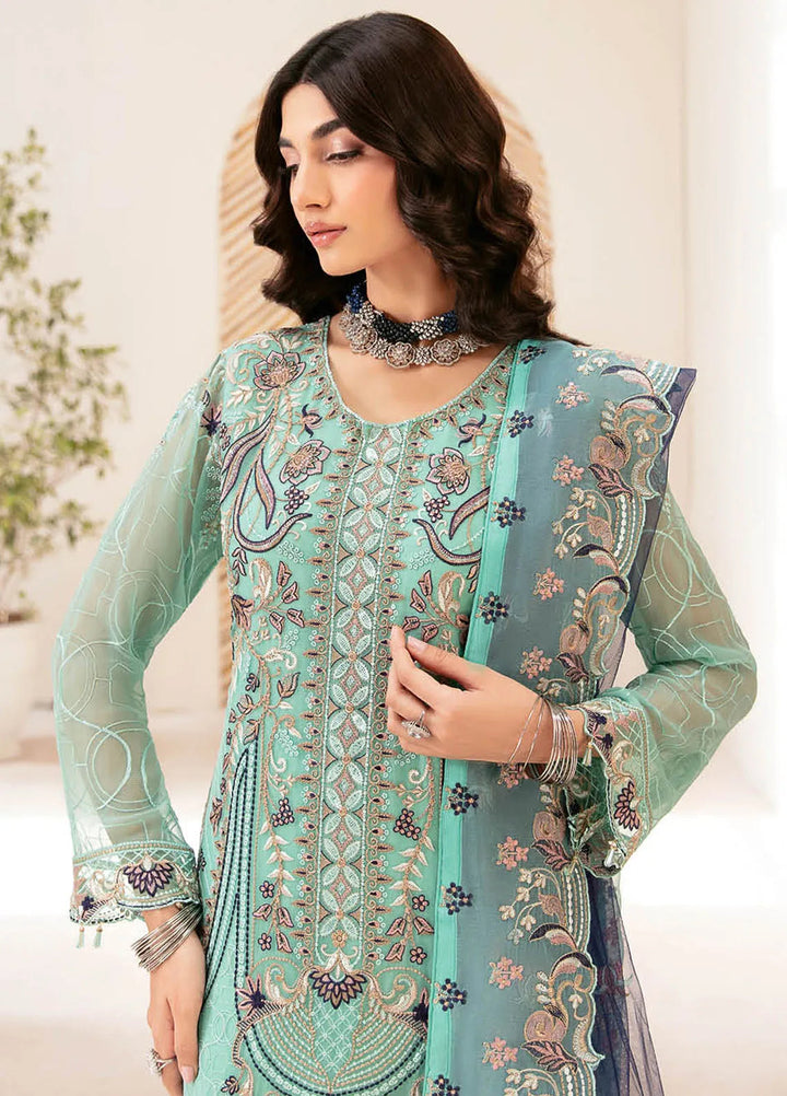 Rangoon By Ramsha Embroidered Chiffon Suit Unstitched 3 Piece RSH24R12 D-1207 - Festive Collection