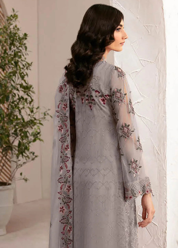 Rangoon By Ramsha Embroidered Chiffon Suit Unstitched 3 Piece RSH24R12 D-1210 - Festive Collection