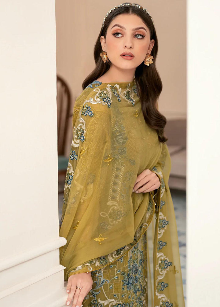 Rangoon by Ramsha Embroidered Chiffon Suits Unstitched 3 Piece RSH22-R9 D-903 - Luxury Collection