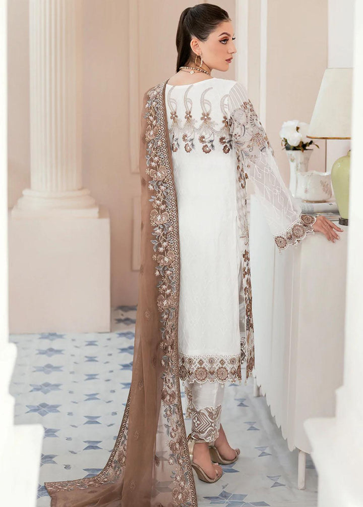 Rangoon by Ramsha Embroidered Chiffon Suits Unstitched 3 Piece RSH22-R9 D-911 - Luxury Collection
