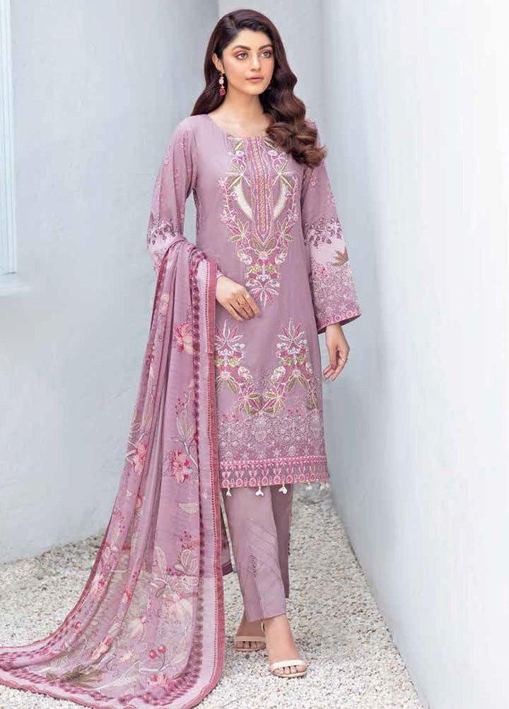 Rangrez by Ramsha Embroidered Lawn Suits Unstitched 3 Piece RSH21RG D-N 102 - Summer Collection