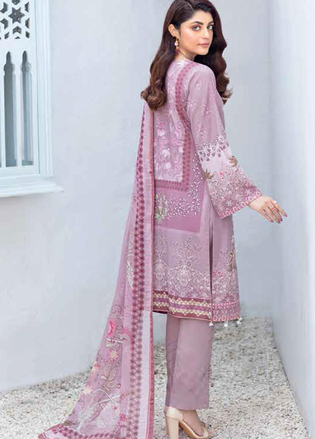 Rangrez by Ramsha Embroidered Lawn Suits Unstitched 3 Piece RSH21RG D-N 102 - Summer Collection