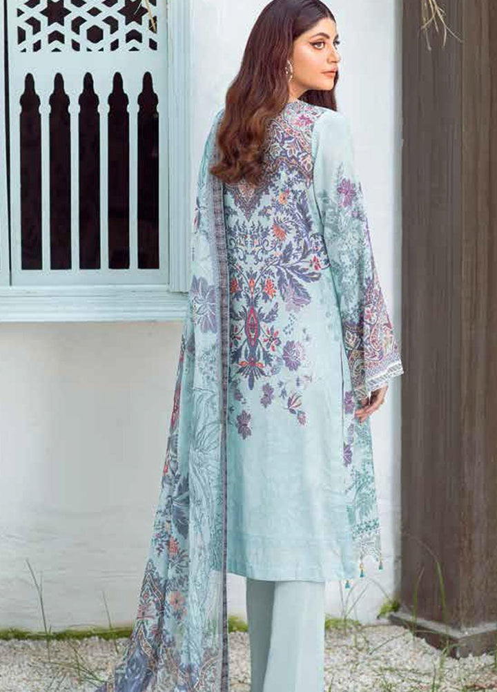 Rangrez by Ramsha Embroidered Lawn Suits Unstitched 3 Piece RSH21RG D-N 110 - Summer Collection