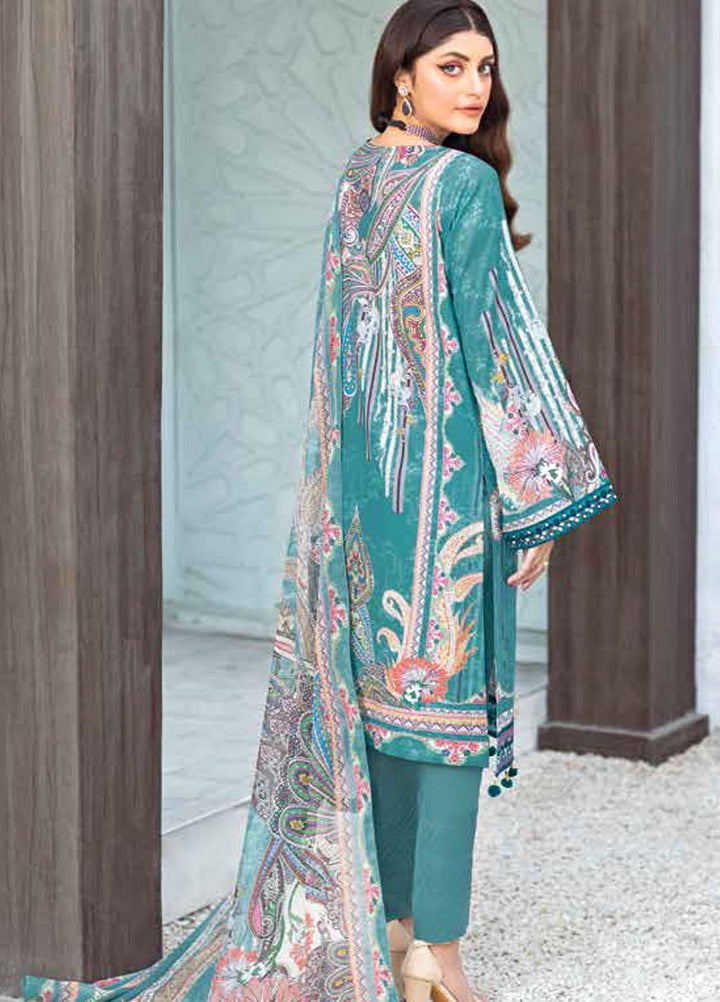 Rangrez by Ramsha Embroidered Lawn Suits Unstitched 3 Piece RSH21RG D-N 112 - Summer Collection