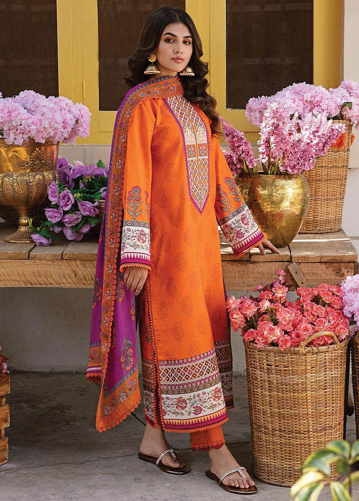 Rangreza by Afrozeh Embroidered Lawn Suits Unstitched 3 Piece AF23R 001 Aurora - Spring / Summer Collection