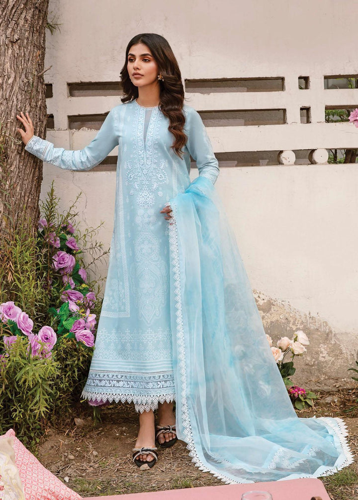Rangreza by Afrozeh Embroidered Lawn Suits Unstitched 3 Piece AF23R 002 Serein - Spring / Summer Collection