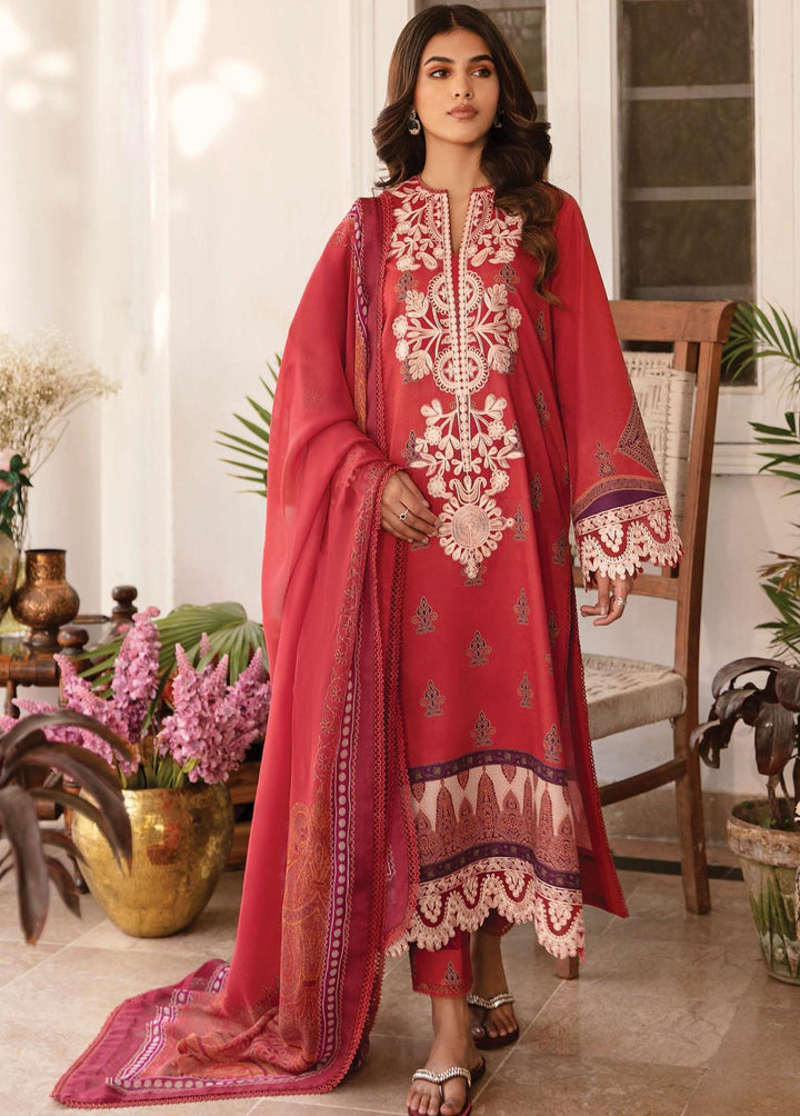 Rangreza by Afrozeh Embroidered Lawn Suits Unstitched 3 Piece AF23R 004 Elayne - Spring / Summer Collection