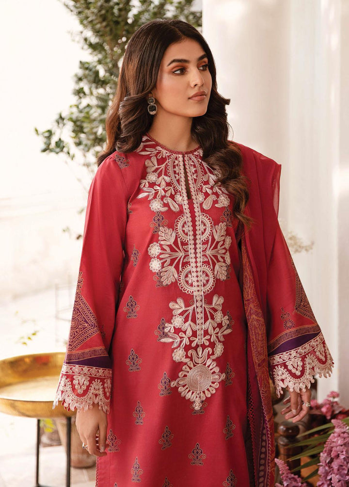 Rangreza by Afrozeh Embroidered Lawn Suits Unstitched 3 Piece AF23R 004 Elayne - Spring / Summer Collection