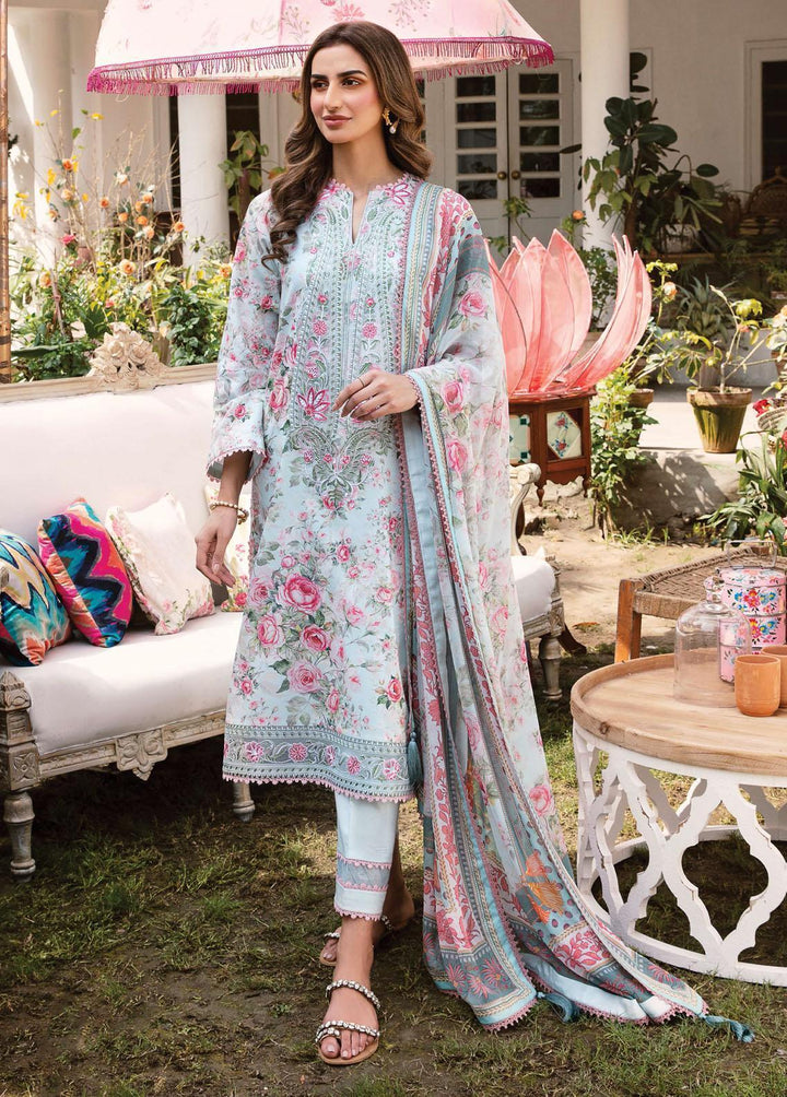 Rangreza by Afrozeh Embroidered Lawn Suits Unstitched 3 Piece AF23R 005 Eunoia - Spring / Summer Collection