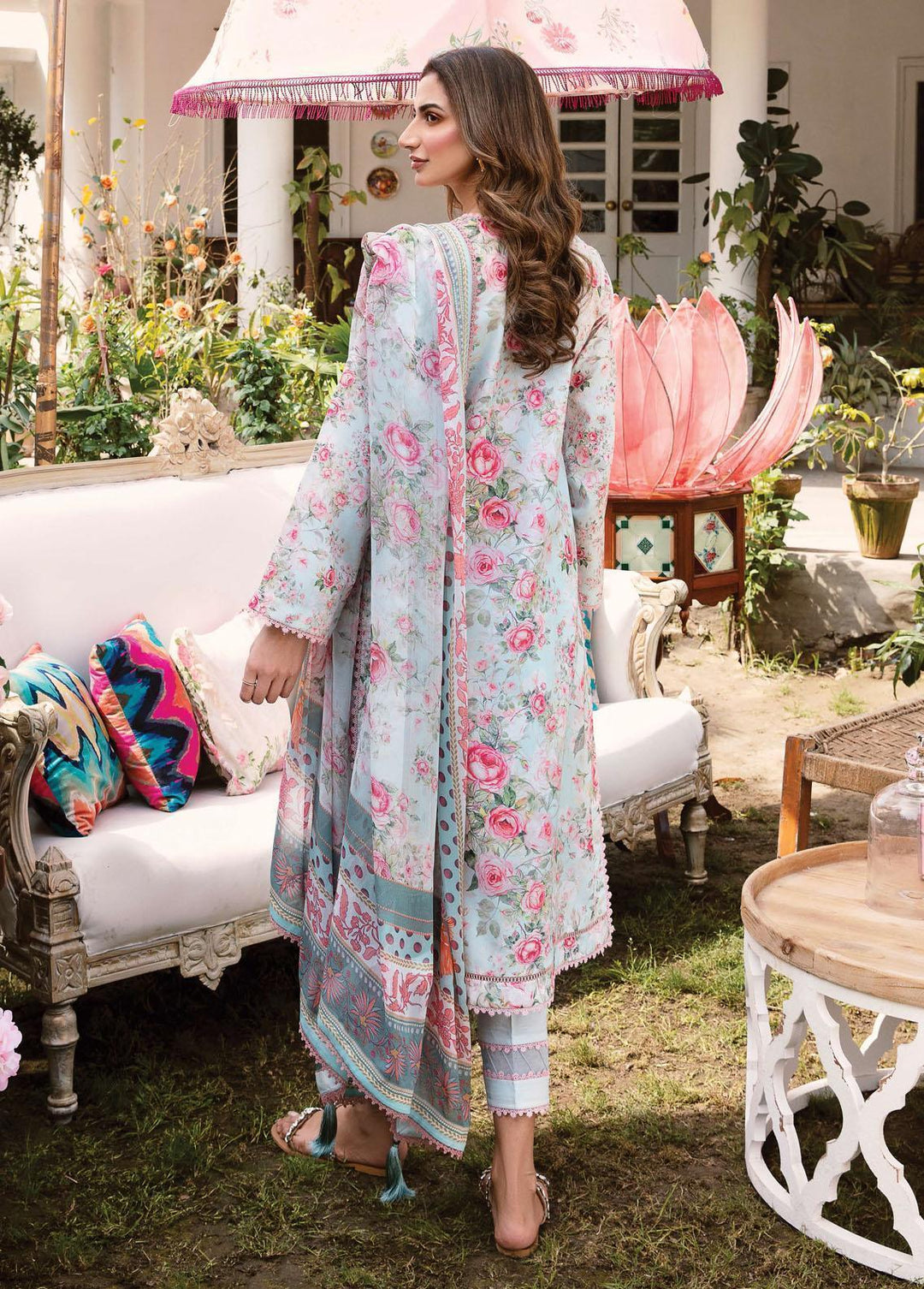 Rangreza by Afrozeh Embroidered Lawn Suits Unstitched 3 Piece AF23R 005 Eunoia - Spring / Summer Collection