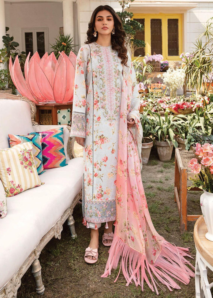Rangreza by Afrozeh Embroidered Lawn Suits Unstitched 3 Piece AF23R 006 Solasta - Spring / Summer Collection