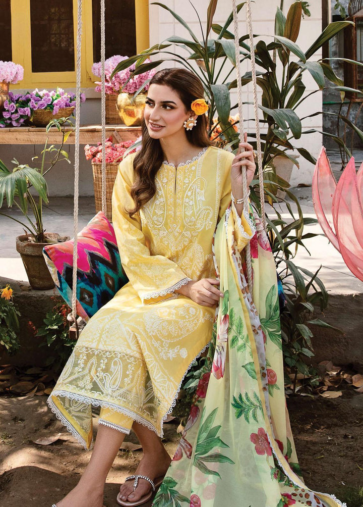 Rangreza by Afrozeh Embroidered Lawn Suits Unstitched 3 Piece AF23R 007 Meraki - Spring / Summer Collection