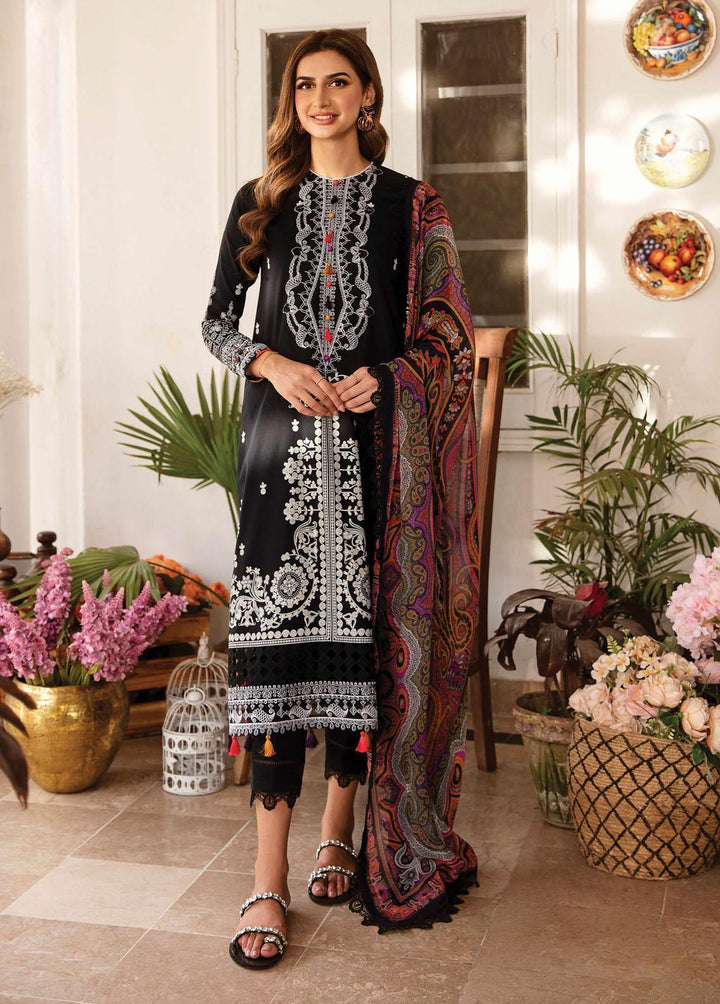 Rangreza by Afrozeh Embroidered Lawn Suits Unstitched 3 Piece AF23R 008 Lacuna - Spring / Summer Collection