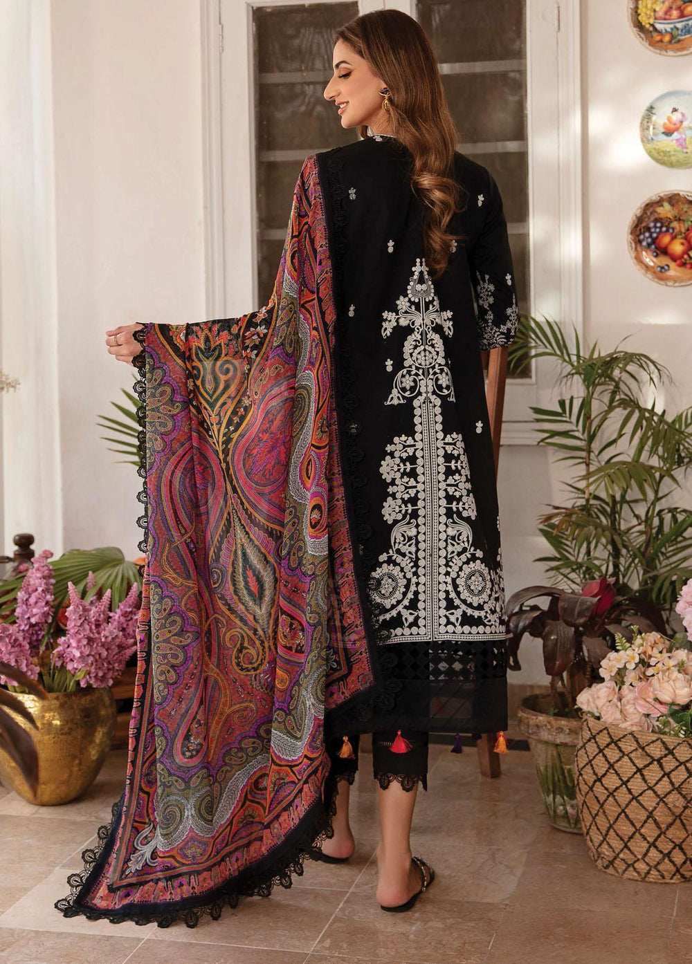 Rangreza by Afrozeh Embroidered Lawn Suits Unstitched 3 Piece AF23R 008 Lacuna - Spring / Summer Collection