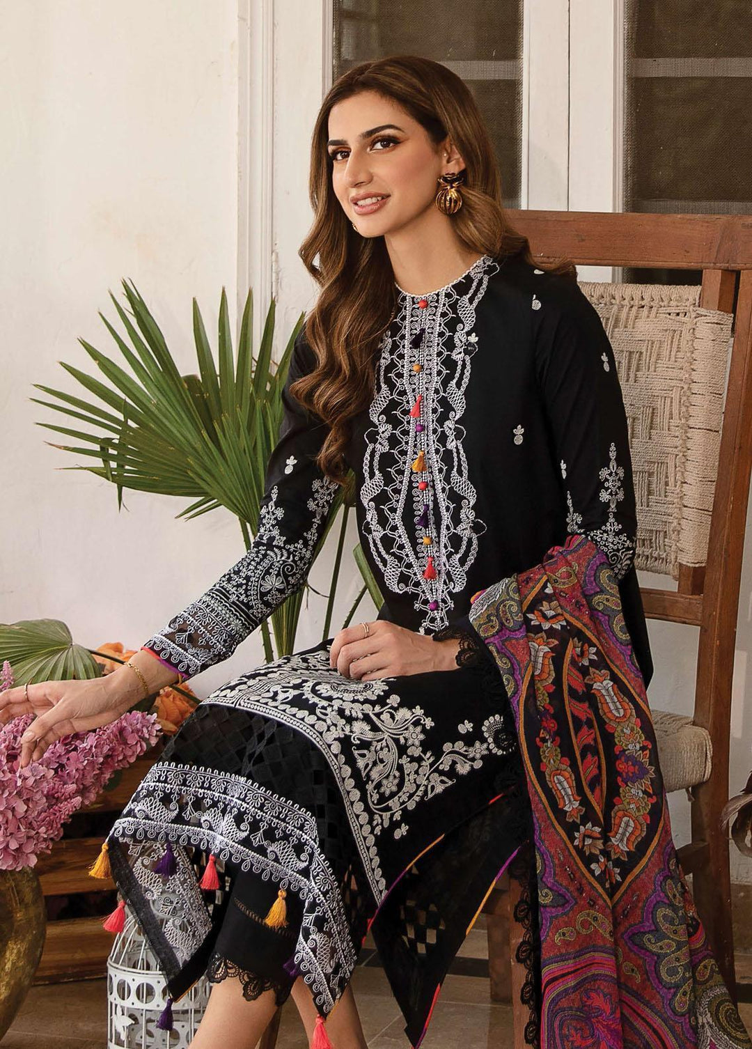 Rangreza by Afrozeh Embroidered Lawn Suits Unstitched 3 Piece AF23R 008 Lacuna - Spring / Summer Collection
