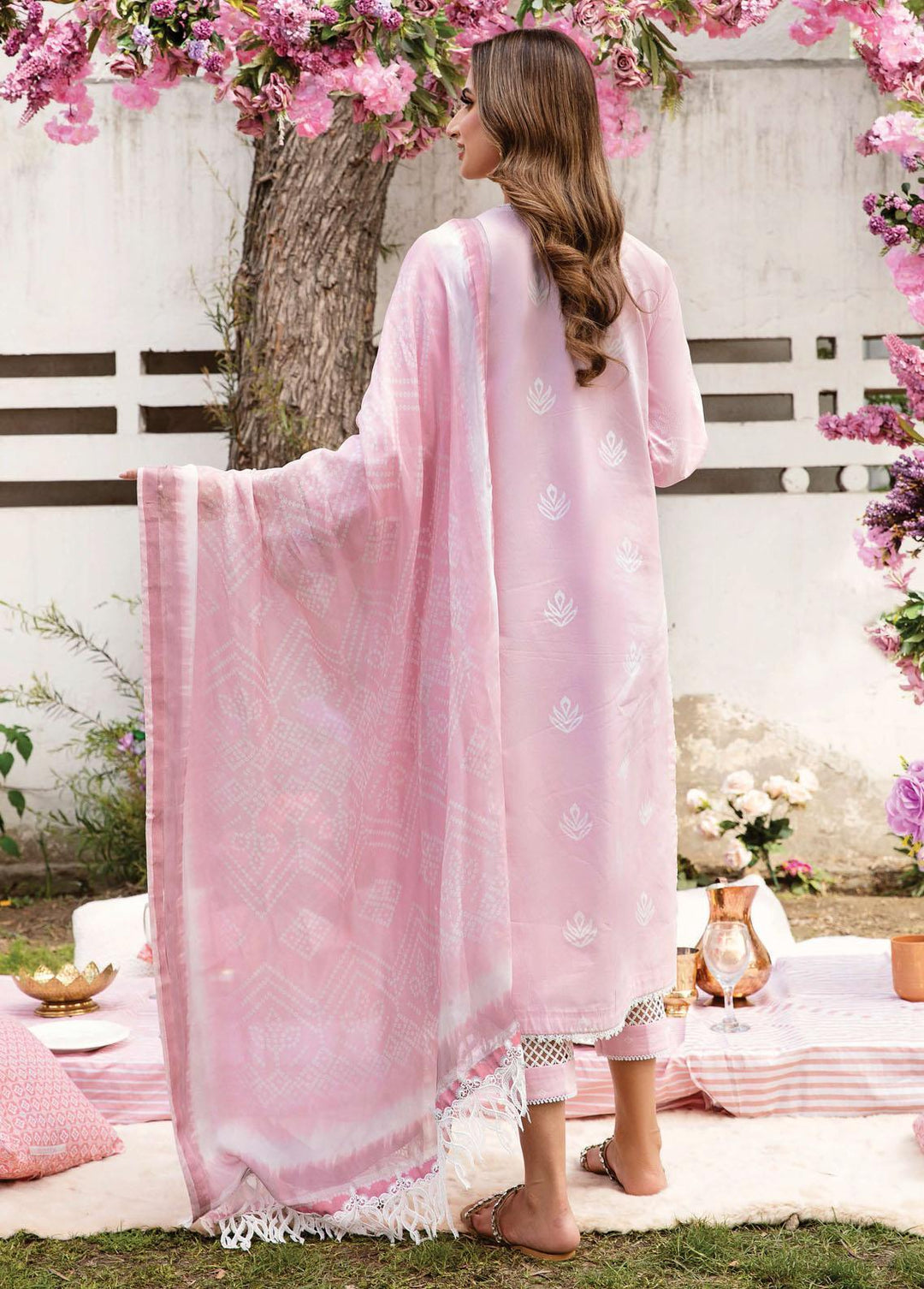 Rangreza by Afrozeh Embroidered Lawn Suits Unstitched 3 Piece AF23R 009 Magnolia - Spring / Summer Collection