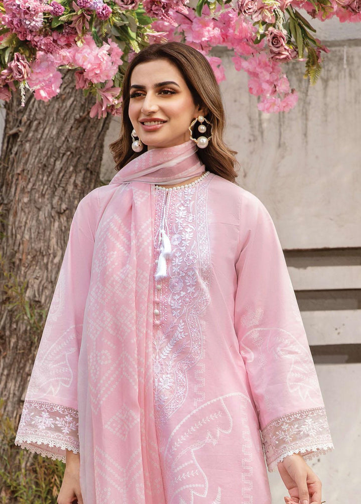 Rangreza by Afrozeh Embroidered Lawn Suits Unstitched 3 Piece AF23R 009 Magnolia - Spring / Summer Collection
